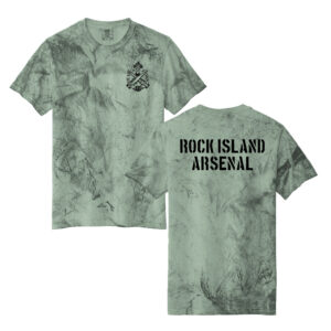 RI Arsenal Unisex Comfort Colors Heavyweight Color Blast Tee-Fern
