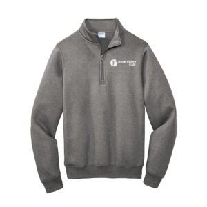 RV Kids Unisex Core Fleece 1/4 Zip Pullover Sweatshirt-Graphite Heather