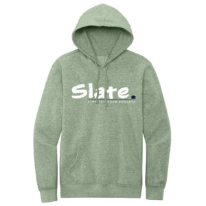 RV Slate Unisex Premium Fleece Hoodie-Heathered Dusty Sage