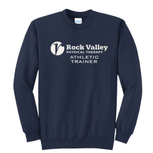 RV Athletic Trainer Unisex Fleece Crewneck Sweatshirt-Navy