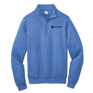 RV Physical Therapy Unisex Core Fleece 1/4 Zip Pullover Sweatshirt-Heather Royal