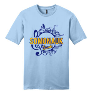 Somonauk Bands Unisex Premium Short Sleeve Tee-Ice Blue
