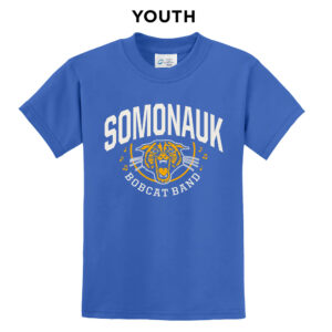 Somonauk Bands Youth Short Sleeve Tee-Royal