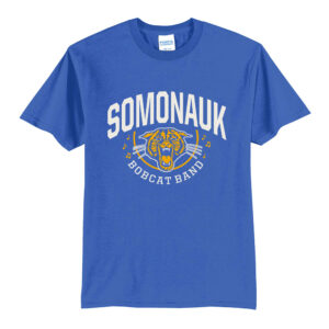 Somonauk Bands Unisex Short Sleeve Tee-Royal