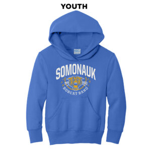 Somonauk Bands Youth Hooded Sweatshirt-Royal