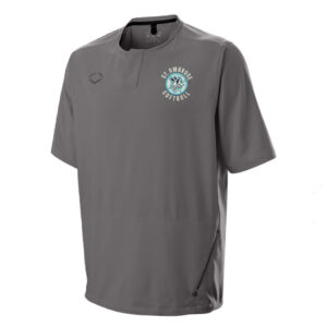 St Ambrose Softball EvoShield Adult IMPAK short sleeve BP Jacket – Charcoal