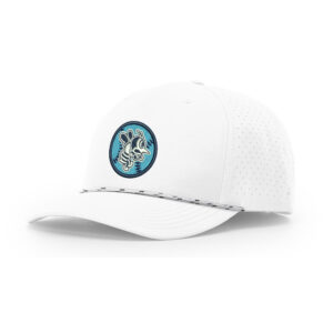 St Ambrose Softball Richardson Laser PERF Performance Rope Cap-White/White Black