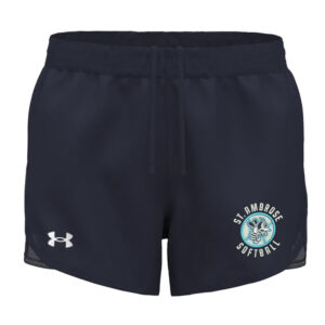 St Ambrose Softball Women’s UA Fly-By Unlined 3″ Shorts-Navy