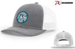 St Ambrose Softball Richardson Pro Crown Mesh Back Adjustable back cap Split-Heather Grey/White