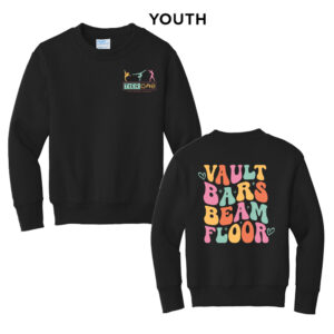 Tier One Youth Fleece Crewneck Sweatshirt-Black
