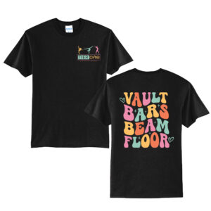 Tier One Unisex Cotton Short Sleeve Tee-Black