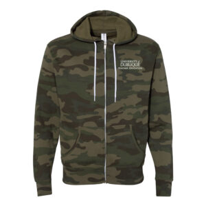UD Teacher Independent Trading Co.Unisez  Full-Zip Hooded Sweatshirt-Forest Camo