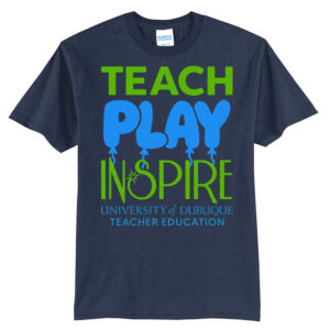 UD Teacher Unisex Short Sleeve Tee-Navy