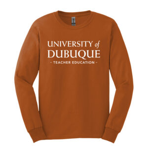 UD Teacher Unisex Long Sleeve Tee-Texas Orange