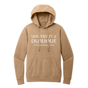UD Teacher Adult District Wash Fleece Hoodie-Golden Spice
