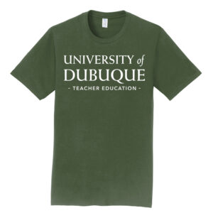 UD Teacher Unisex cotton Fan Favorite Short Sleeve Tee-Olive