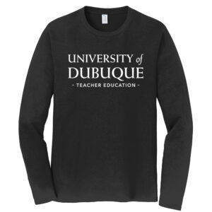 UD Teacher Unisex Fan Favorite Cotton Long Sleeve Tee-Black