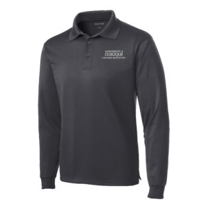 UD Teacher Sport-Tek Men – Long Sleeve Micropique Sport-Wick Polo-Iron Grey