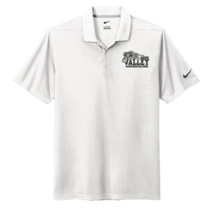 Valley Christian Jaguars Nike Dri-FIT Micro Pique 2.0 Polo Men-White