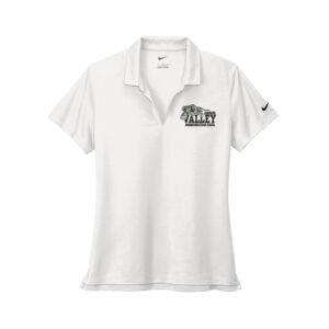 Valley Christian Jaguars Nike Ladies Dri-FIT Micro Pique 2.0 Polo-White
