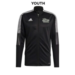 Valley Christian Jaguars adidas YOUTH Tiro 21 Track Jacket – BLACK/white (YS, YM, YXL only)