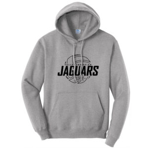 Valley Christian Jaguars Unisex Fleece Hooded Sweatshirt-Athletic heather