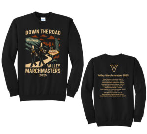 Valley Bands Unisex Fleece Crewneck Sweatshirt-Black