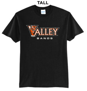 Valley Bands Tall Short Sleeve Tee-Black