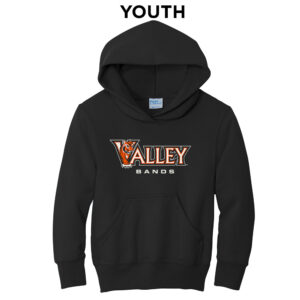 Valley Bands Youth Fleece Hooded Sweatshirt-Black