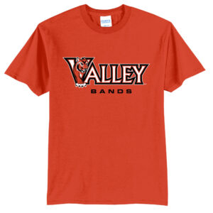 Valley Bands Unisex Short Sleeve Tee-Orange