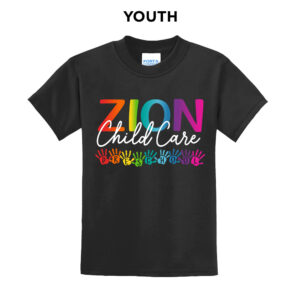 Zion youth Short Sleeve Tee-Black
