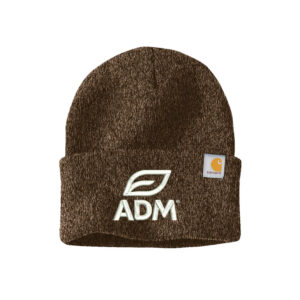 ADM Carhartt Acrylic Watch Cap 2.0 beanie stocking cap with cuff-Dark Brown/Sandstone