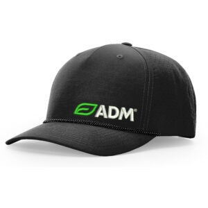 ADM Richardson Laser PERF Performance Rope Cap-Black