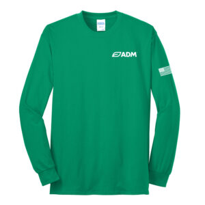 ADM Unisex Cotton Long Sleeve Tee-Kelly