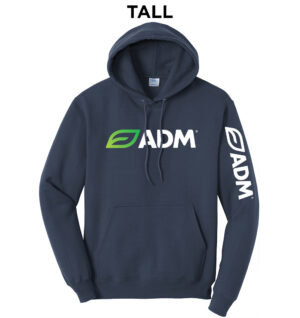 ADM Tall Fleece Hooded sweatshirt-Navy