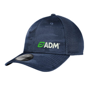 ADM New Era Tonal Camo Stretch Tech Mesh Cap-Navy