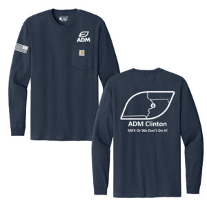 ADM Carhartt Workwear Pocket Long Sleeve T-ShirtMen-Navy