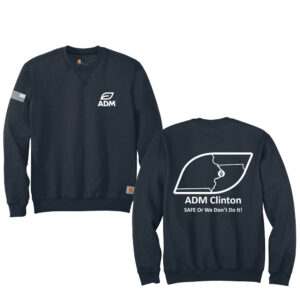 ADM Carhartt Unisex Midweight Crewneck Sweatshirt-New Navy