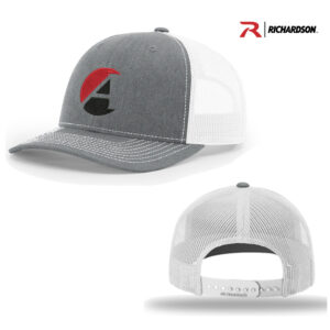 Adcraft Production Richardson Trucker Split-Heather Grey/White