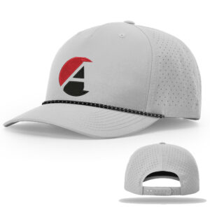 Adcraft Production Richardson Laser PERF Performance Rope Cap-Silver Black