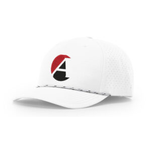 Adcraft Production Richardson Laser PERF Performance Rope Cap-White/White/Black