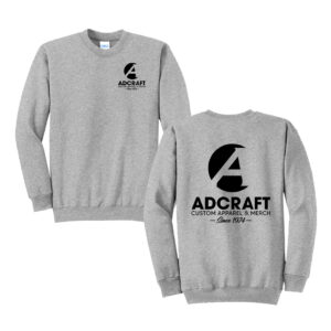 Adcraft Production Unisex Fleece Crewneck Sweatshirt-Athletic Heather