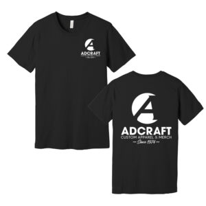 Adcraft Production Bella and Canvas Unisex Jersey Short Sleeve Tee-Black