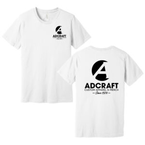 Adcraft Production  Bella and Canvas Unisex Jersey Short Sleeve Tee-white