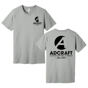 Adcraft Production  Bella and Canvas Unisex Jersey Short Sleeve Tee-Silver