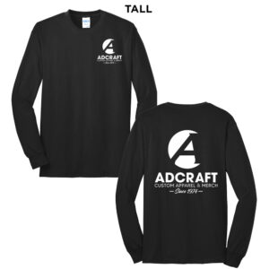 Adcraft Production Tall Cotton Long Sleeve Tee-Black