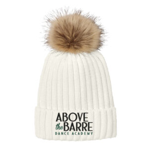 ATB Port Authority Faux Fur Pom Beanie-Marshmallow