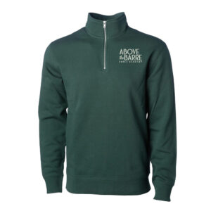 ATB Independent Trading Unisex Midweight Quarter-Zip Pullover-Alpine Green