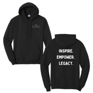 ATB Unisex Fleece Hooded Sweatshirt-Black