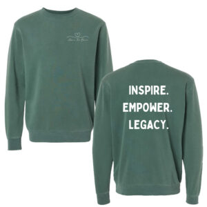 ATB Independent Trading Midweight-Pigment Dyed crewneck sweatshirt Unisex-Alpine Green